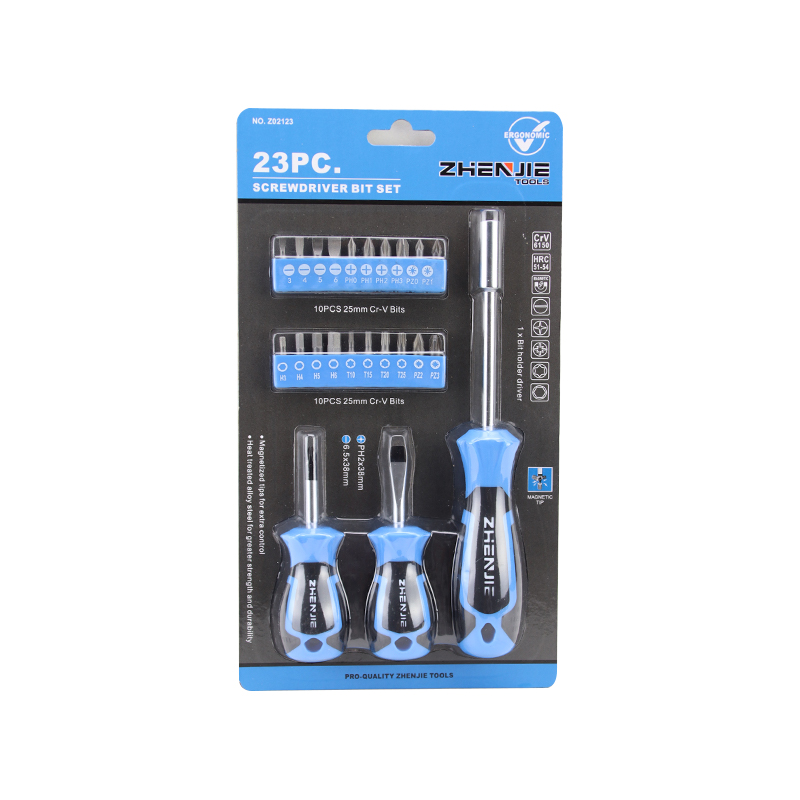 23 buah Set Bit & Obeng CRV Tempat Bit Magnetik
