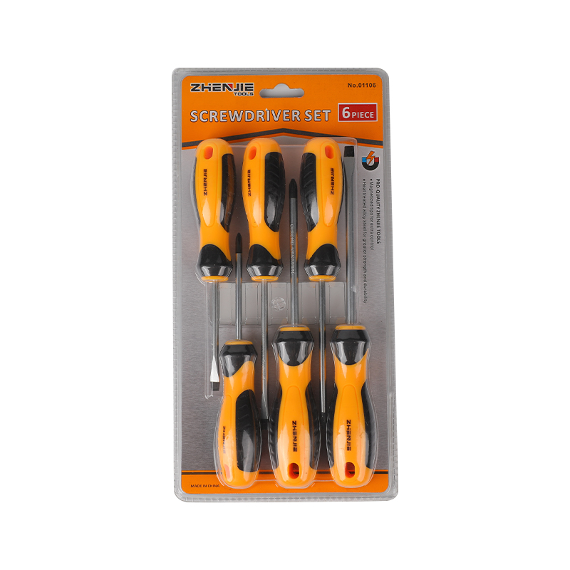 6 buah Set Obeng CRV Berlubang & Phillips