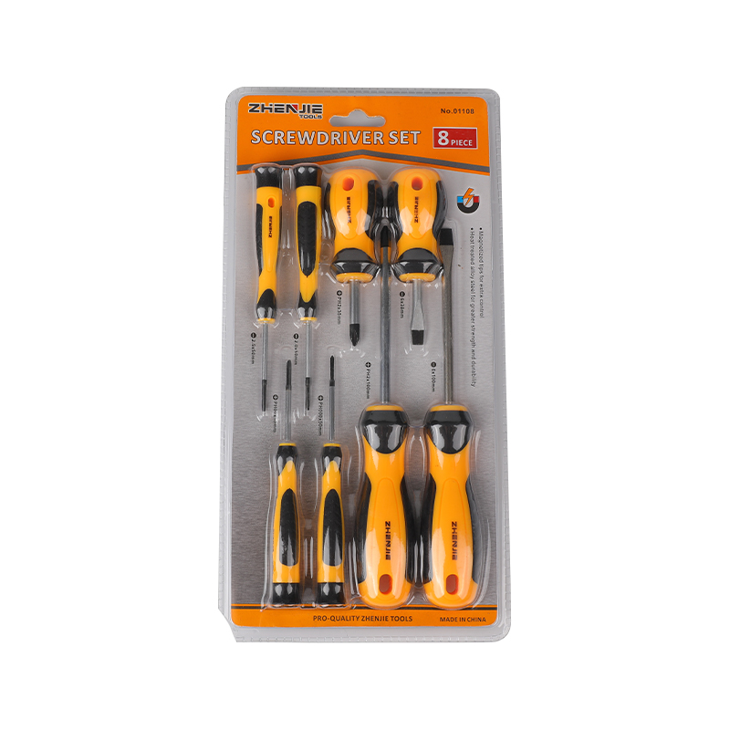 8 buah Set Obeng CRV Berlubang & Phillips