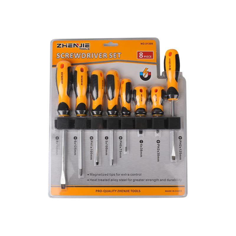 8 buah Set Obeng Berlubang & Phillips