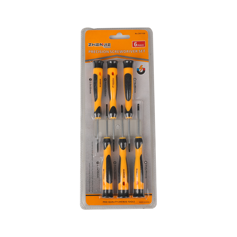 6 buah Set Obeng Presisi Phillips Torx Berlubang