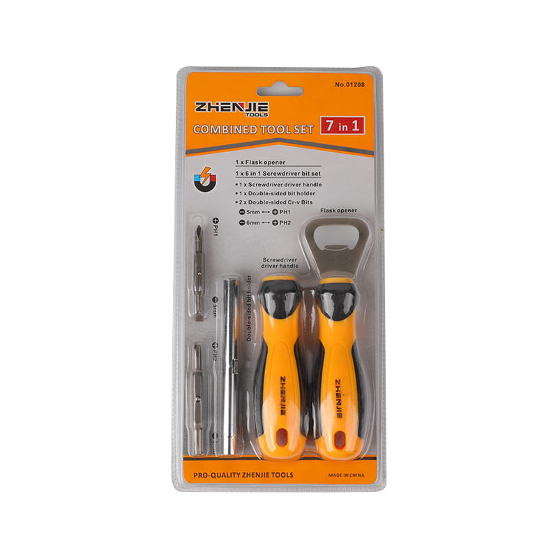 8 buah Set Obeng CRV Berlubang & Phillips
