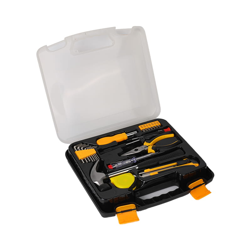 Set alat pengukur pita pena elektrik tang pisau seni palu 23 buah