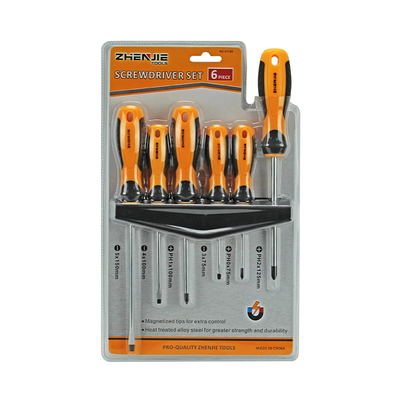 6 buah Set Obeng Berlubang & Phillips