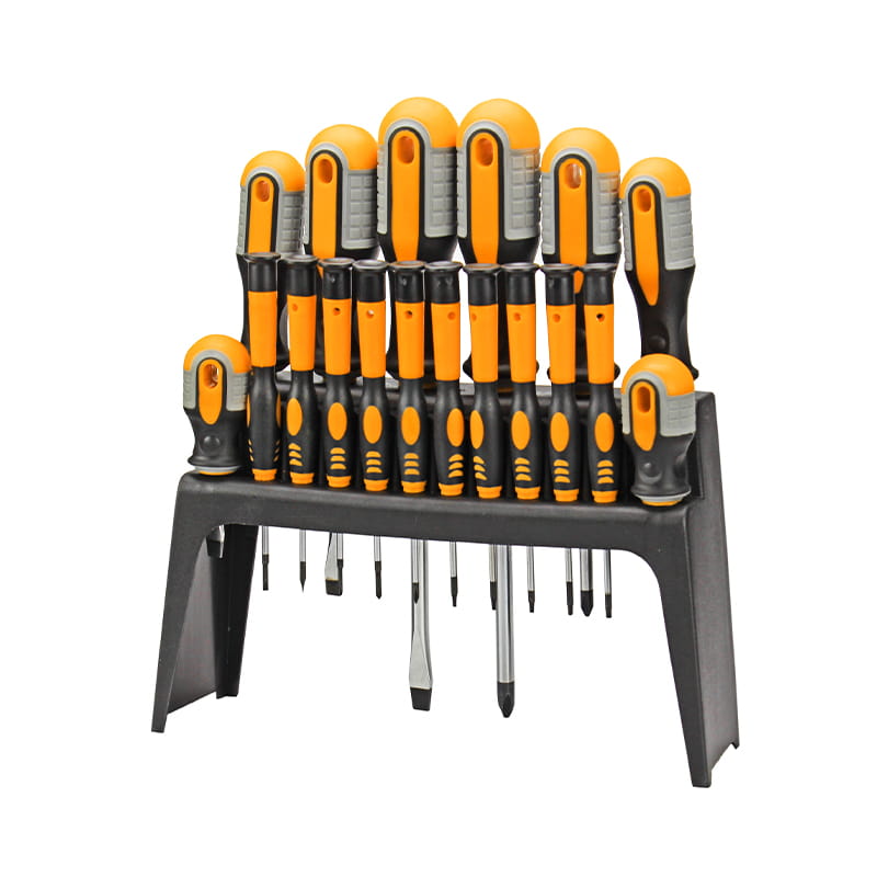 18 buah Rak Plastik & Set Obeng CRV Torx Kemasan Blister Ganda