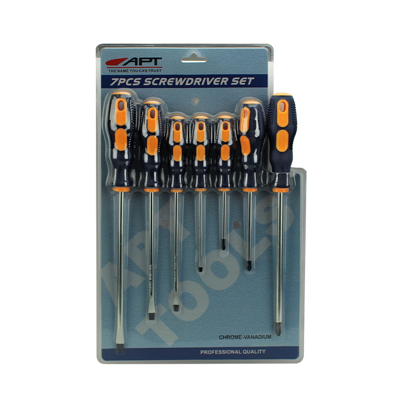 7 buah Set Obeng CRV Pisau Keras & Tempered
