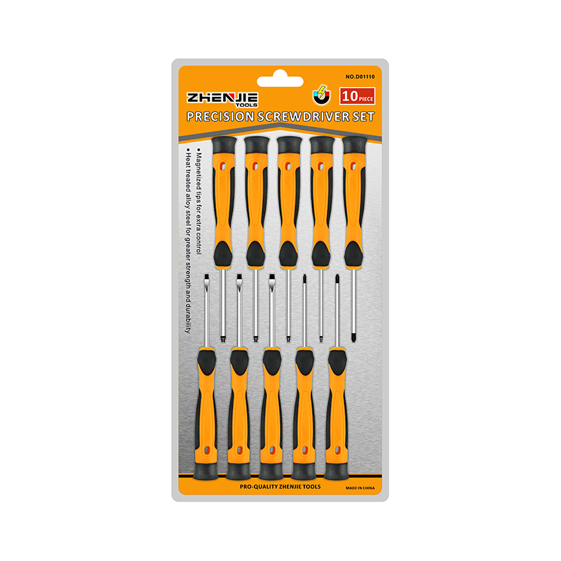 10 buah Set Obeng Presisi Phillips Torx Berlubang