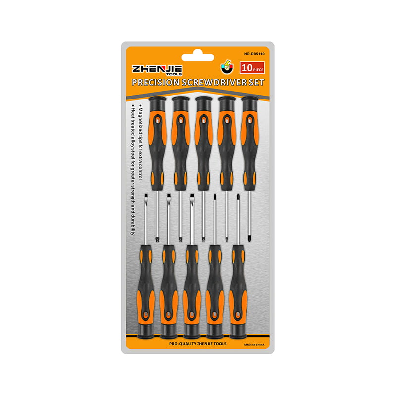 10 buah Set Obeng Presisi Phillips Torx CRV Berlubang