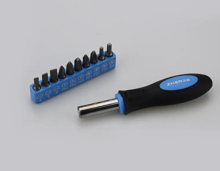 Obeng bit holder set dengan pegangan: alat serbaguna